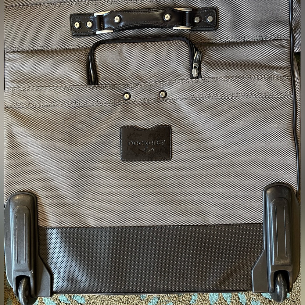 Dockers Beige Rolling Luggage 26” Expandable